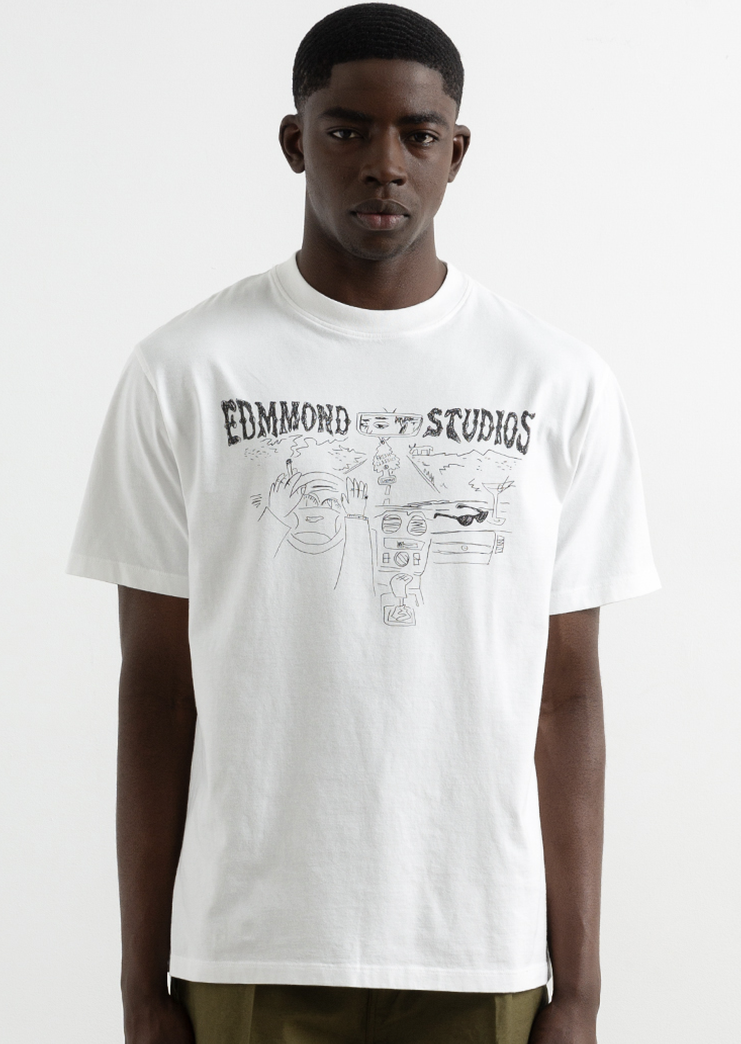 Edmmond Studios Fresh Classics T-Shirt Herren Weiß